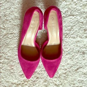 Pink mini heels